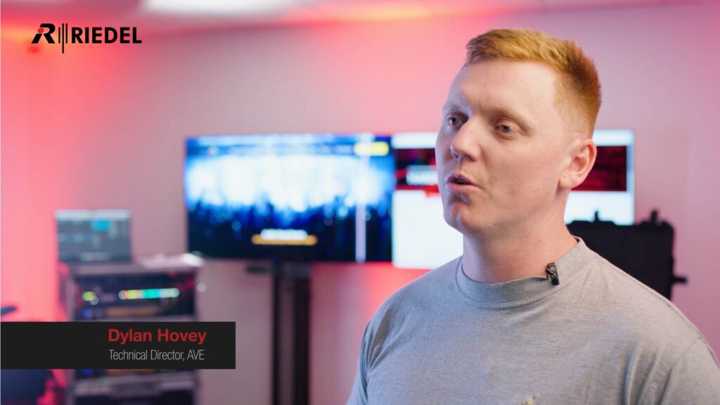 AV Production Technician talks about the Riedel MediorNet.